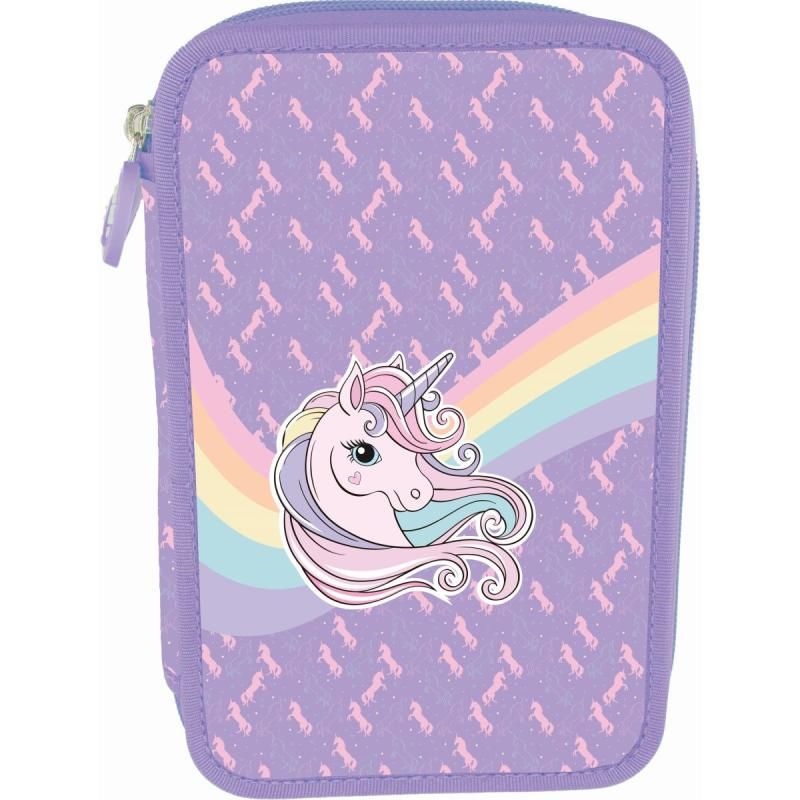 PENNAL DOBBELT UNICORN LILLA TINKA COOL SCHOOL