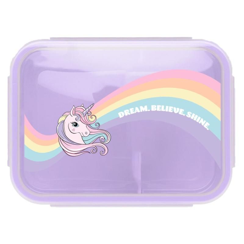 MATBOKS UNICORN LILLA TINKA COOL SCHOOL