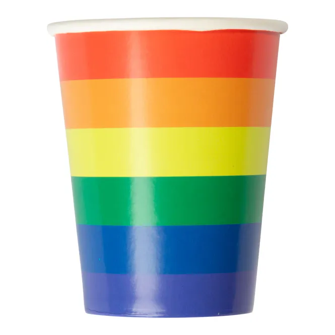Hovedbilde PAPER CUP RAINBOW 8-P