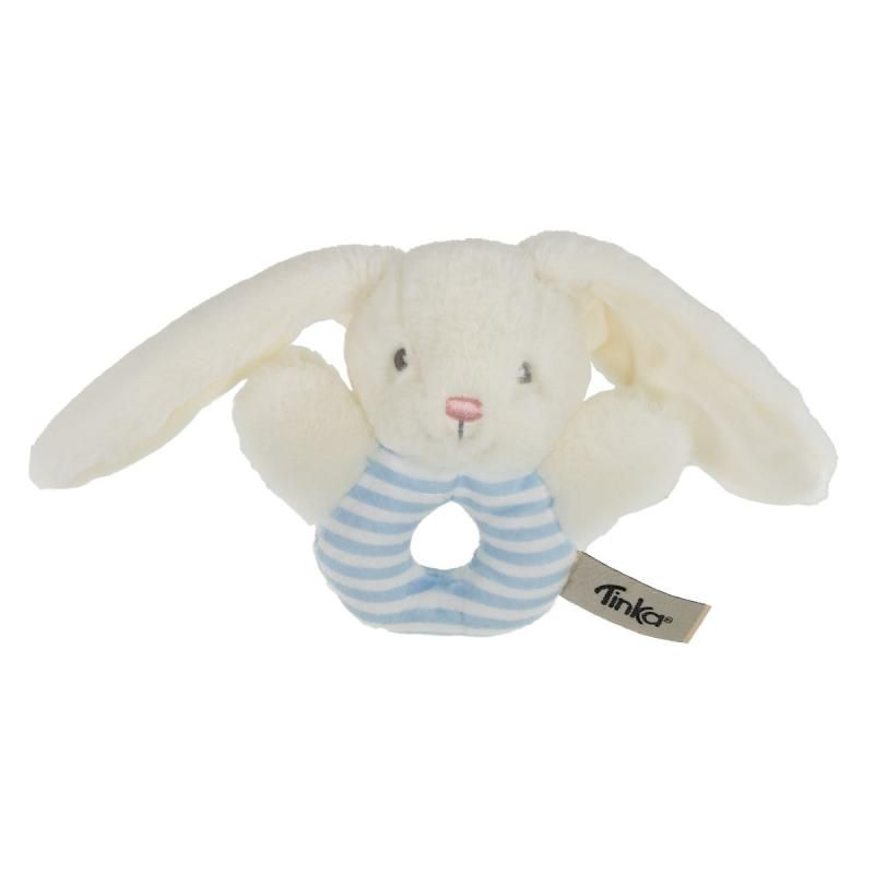 RANGLE KANIN HVIT/BLÅ 13CM TINKA BABY