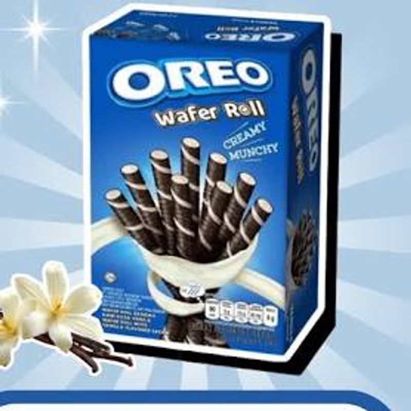 OREO vanilla wafer roll 