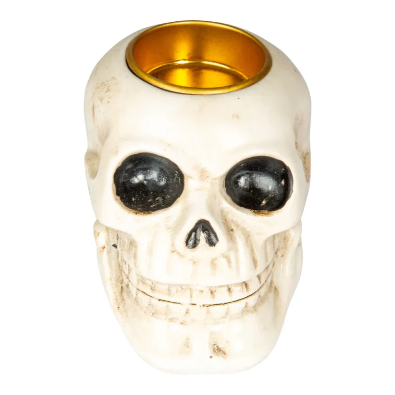 Candle holder skull