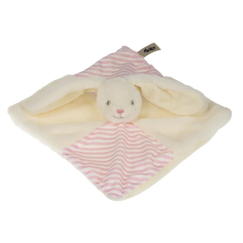 KOSEKLUT KANIN HVIT/ROSA 29CM TINKA BABY
