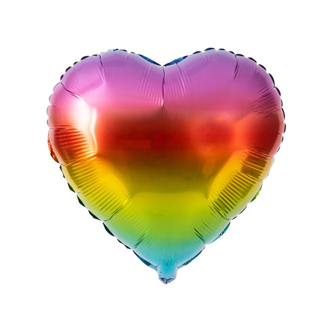 Hovedbilde FOIL BALLOON RAINBOW HEART 35 CM